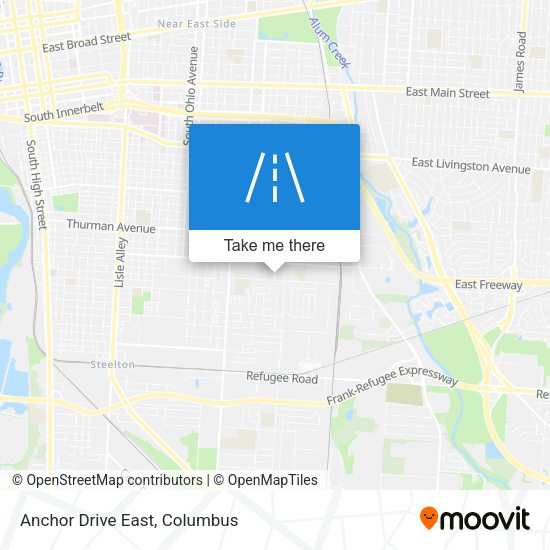 Mapa de Anchor Drive East