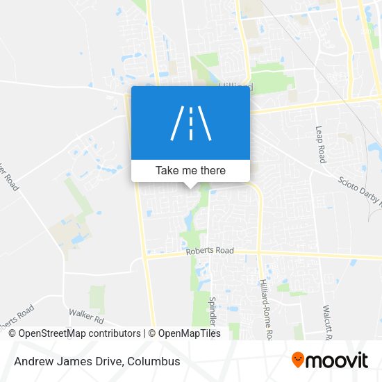 Andrew James Drive map