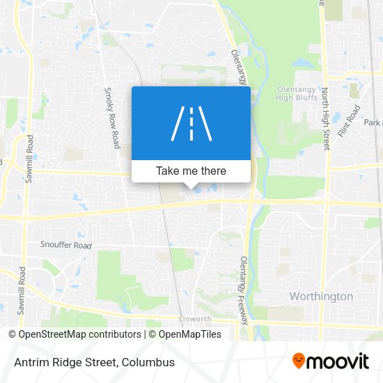 Mapa de Antrim Ridge Street