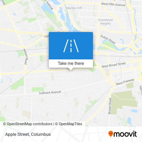 Mapa de Apple Street