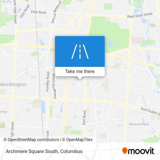 Archmere Square South map