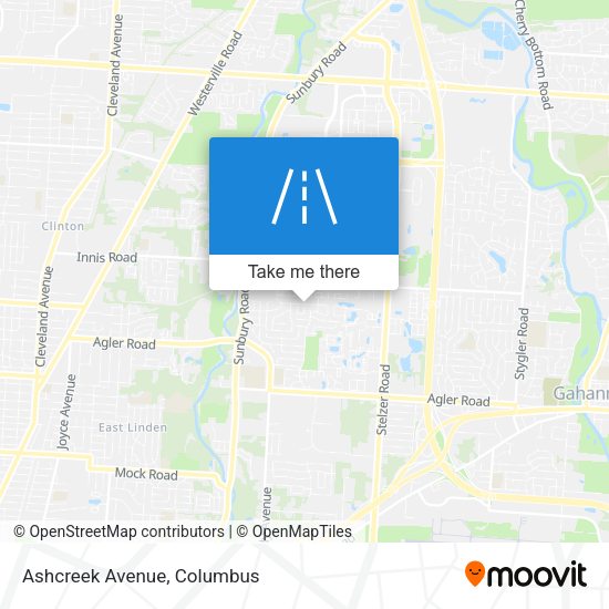 Mapa de Ashcreek Avenue