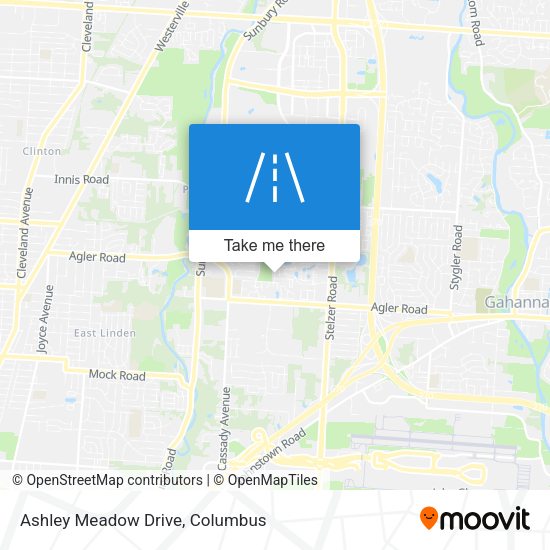 Ashley Meadow Drive map