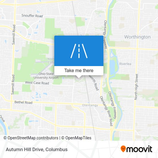 Autumn Hill Drive map