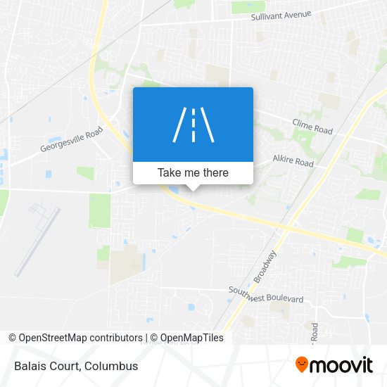 Mapa de Balais Court