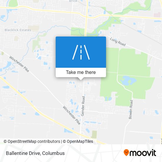 Mapa de Ballentine Drive