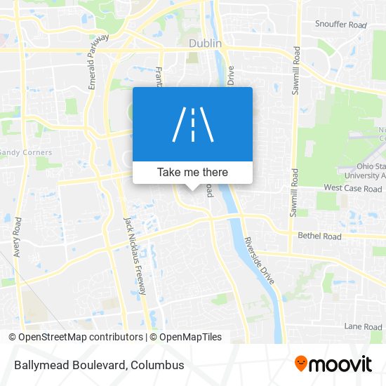 Mapa de Ballymead Boulevard