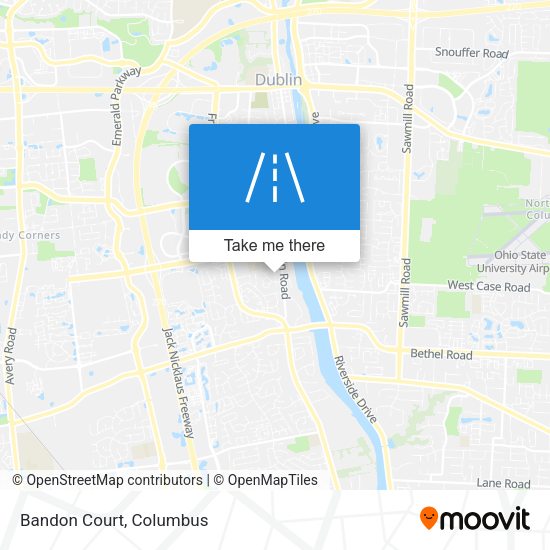 Mapa de Bandon Court