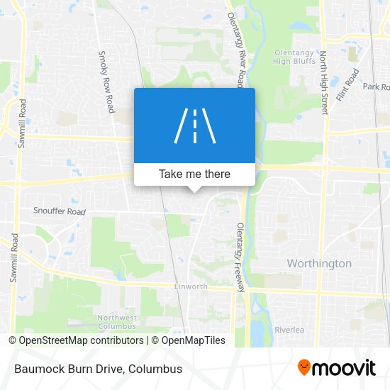 Baumock Burn Drive map