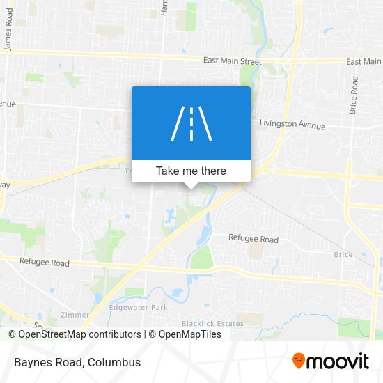 Mapa de Baynes Road