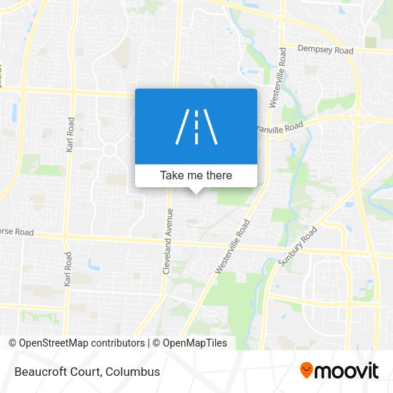 Mapa de Beaucroft Court