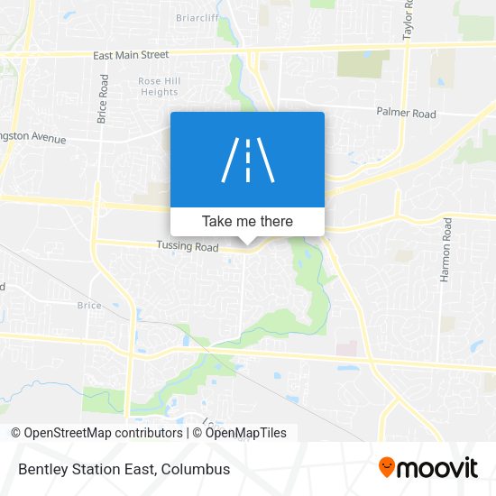 Bentley Station East map