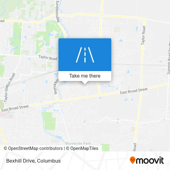 Bexhill Drive map