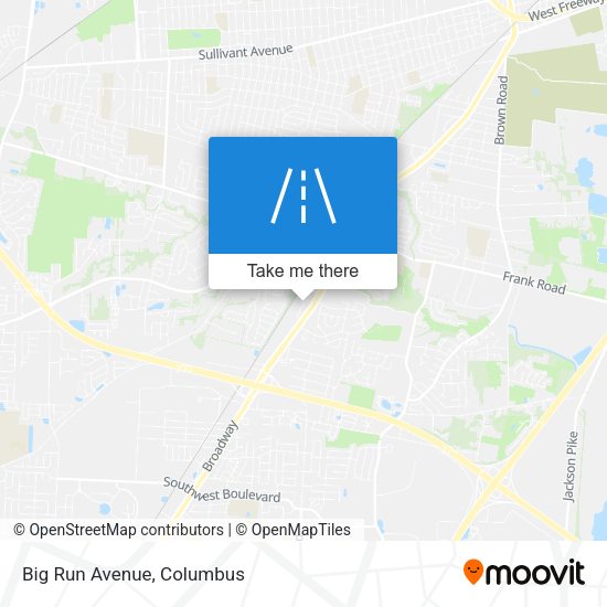 Mapa de Big Run Avenue