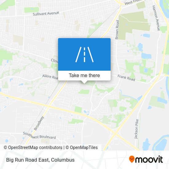 Mapa de Big Run Road East