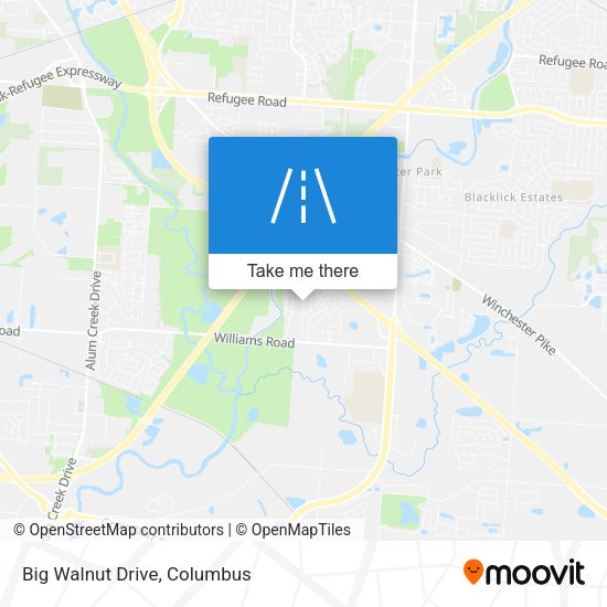 Big Walnut Drive map