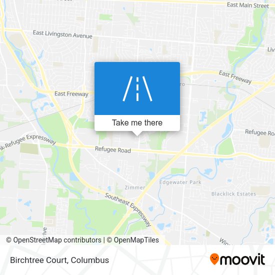 Mapa de Birchtree Court