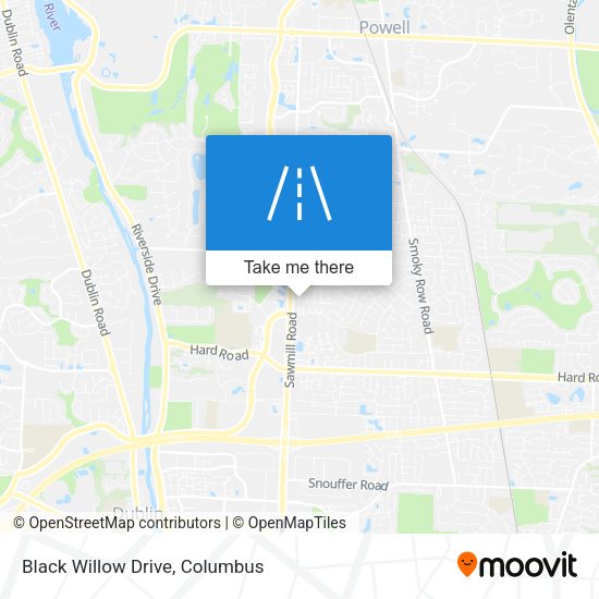 Black Willow Drive map