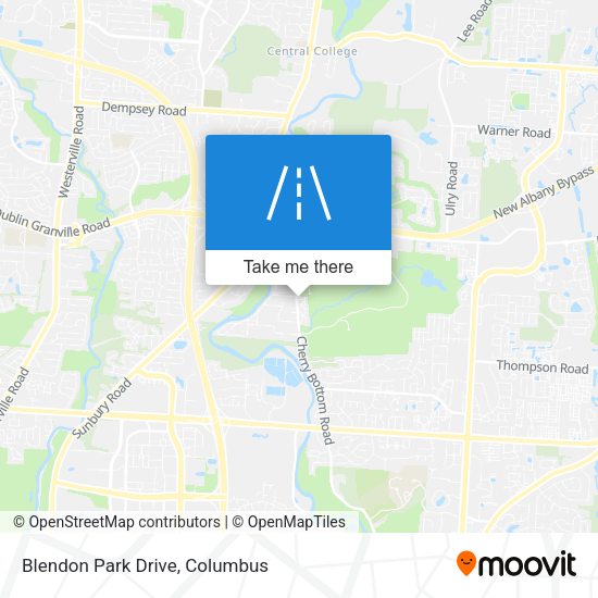 Blendon Park Drive map