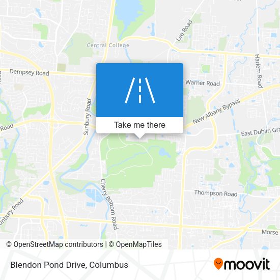 Blendon Pond Drive map
