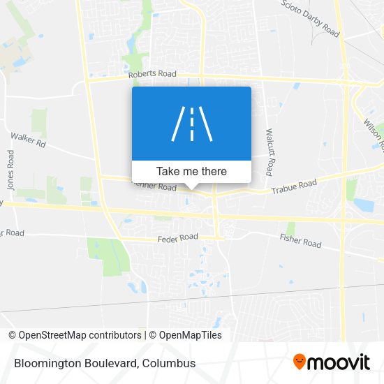 Bloomington Boulevard map
