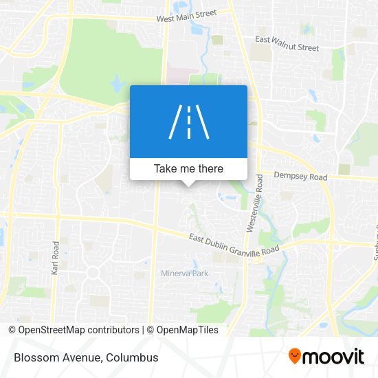 Mapa de Blossom Avenue
