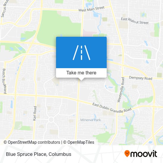 Mapa de Blue Spruce Place