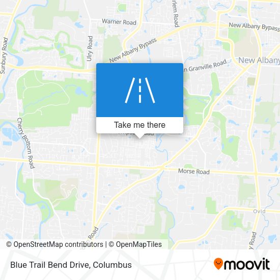 Blue Trail Bend Drive map
