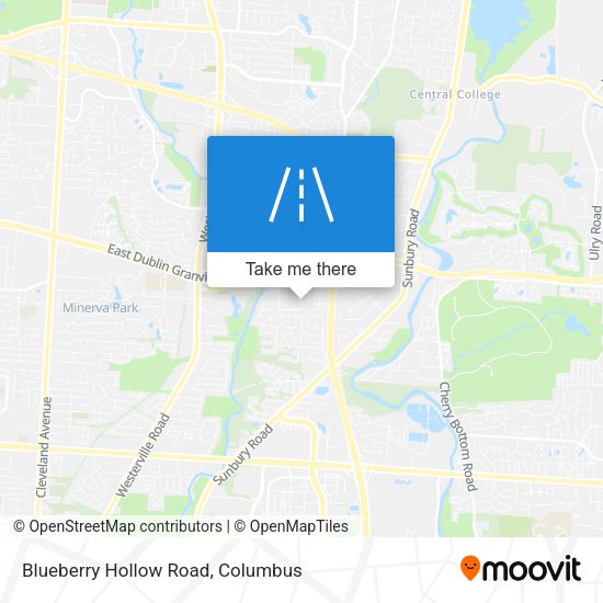 Mapa de Blueberry Hollow Road