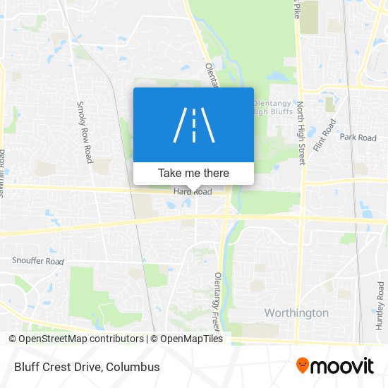 Bluff Crest Drive map