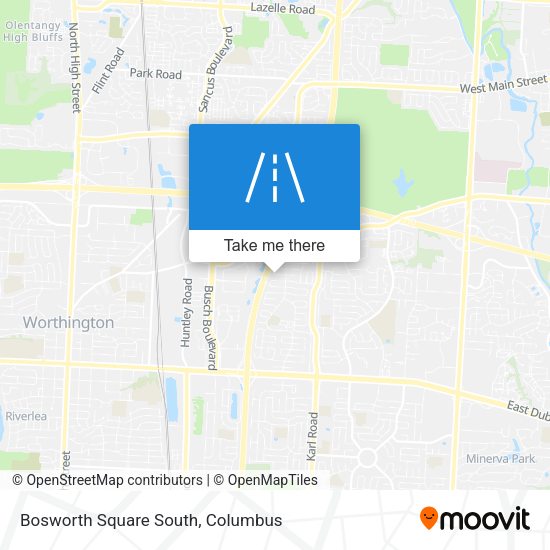 Bosworth Square South map