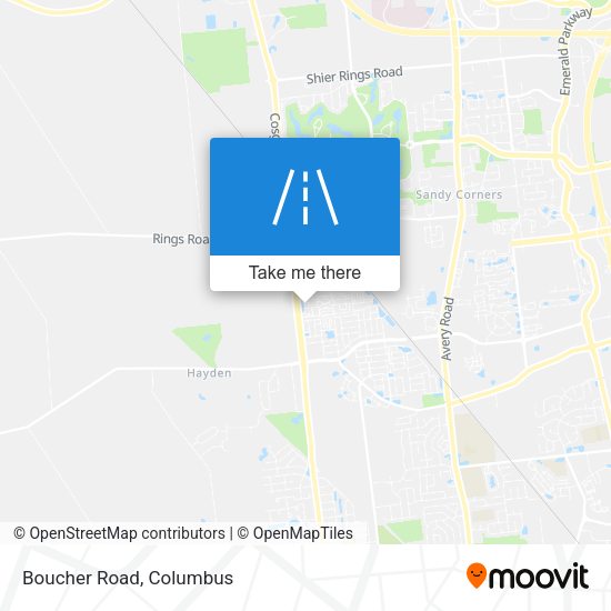 Mapa de Boucher Road