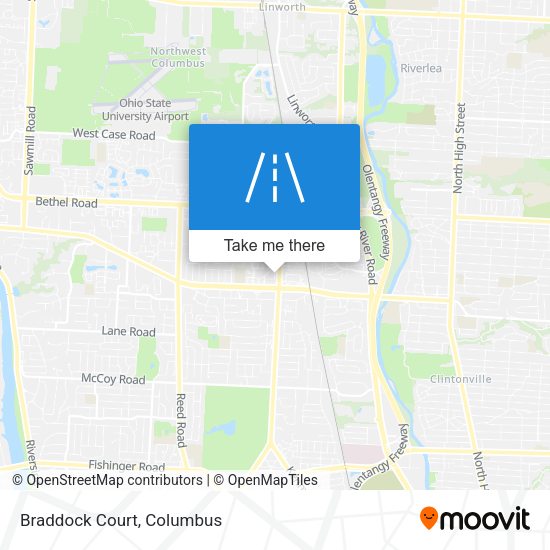 Mapa de Braddock Court
