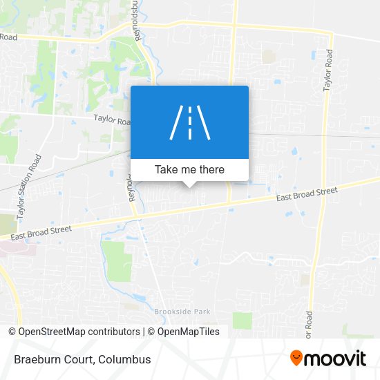 Mapa de Braeburn Court
