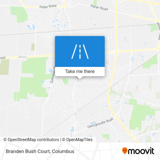 Branden Bush Court map