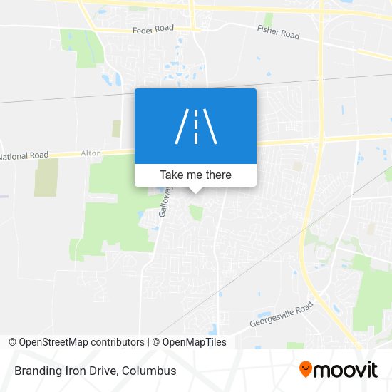 Mapa de Branding Iron Drive