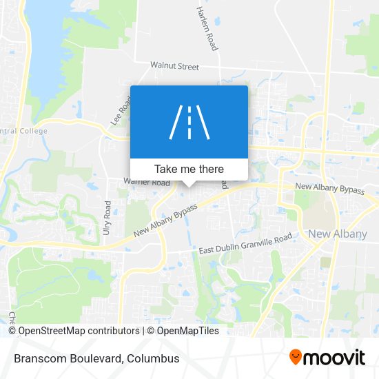 Mapa de Branscom Boulevard