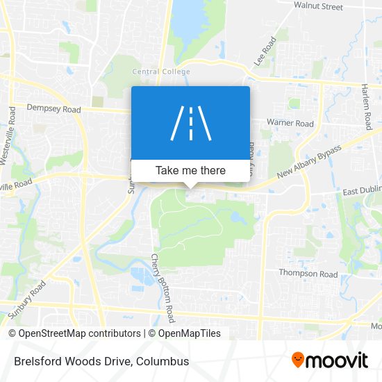 Brelsford Woods Drive map