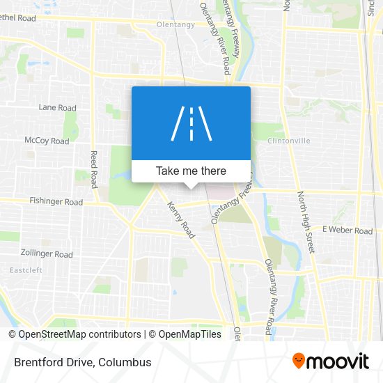 Brentford Drive map