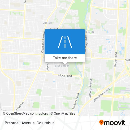 Mapa de Brentnell Avenue
