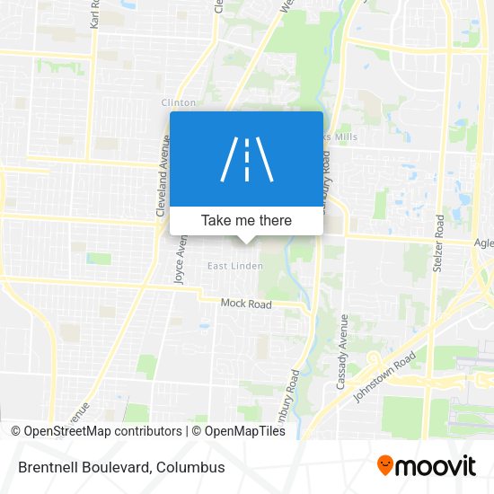Brentnell Boulevard map