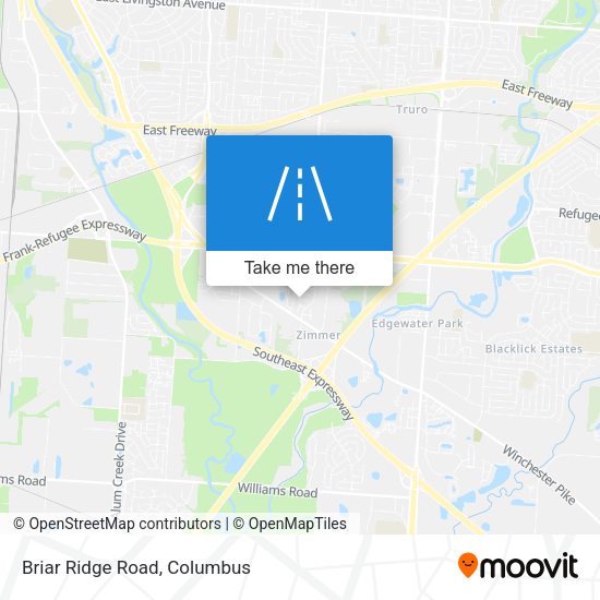 Mapa de Briar Ridge Road