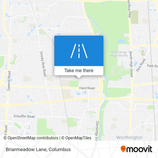 Mapa de Briarmeadow Lane