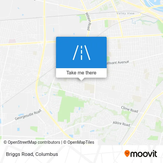 Briggs Road map