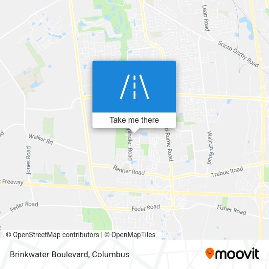 Brinkwater Boulevard map