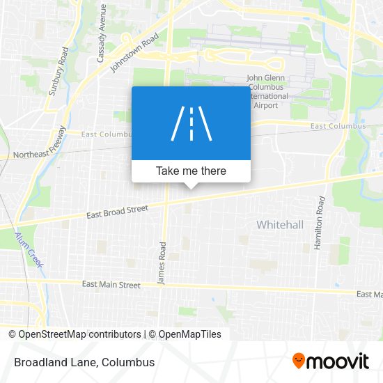 Mapa de Broadland Lane