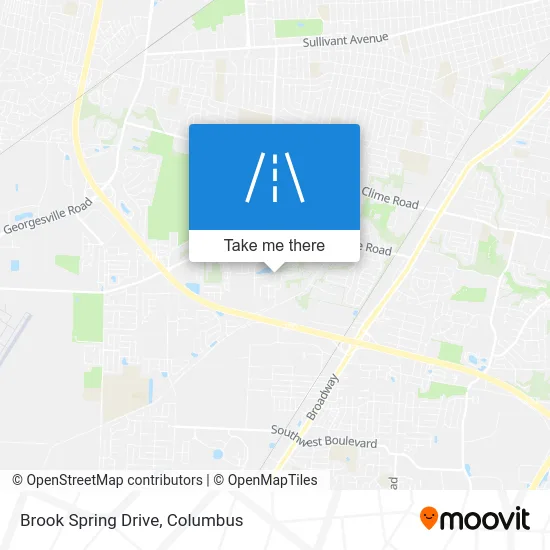Brook Spring Drive map