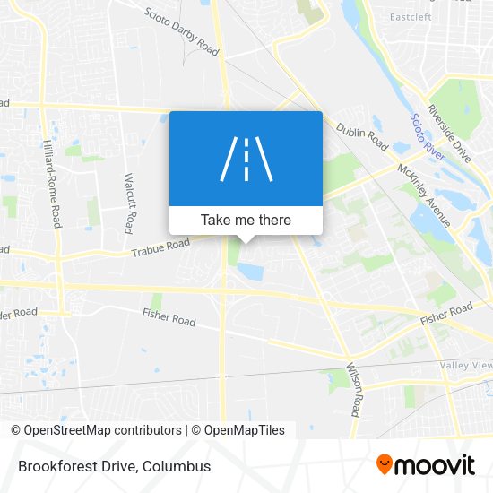 Mapa de Brookforest Drive