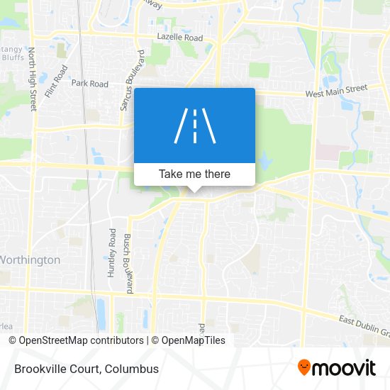 Mapa de Brookville Court