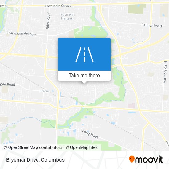Mapa de Bryemar Drive